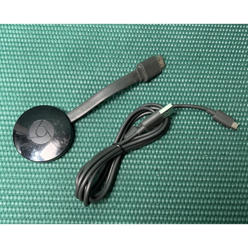 Google Chromecast 2nd Generation 1080p HDMI Streaming Media Player Black